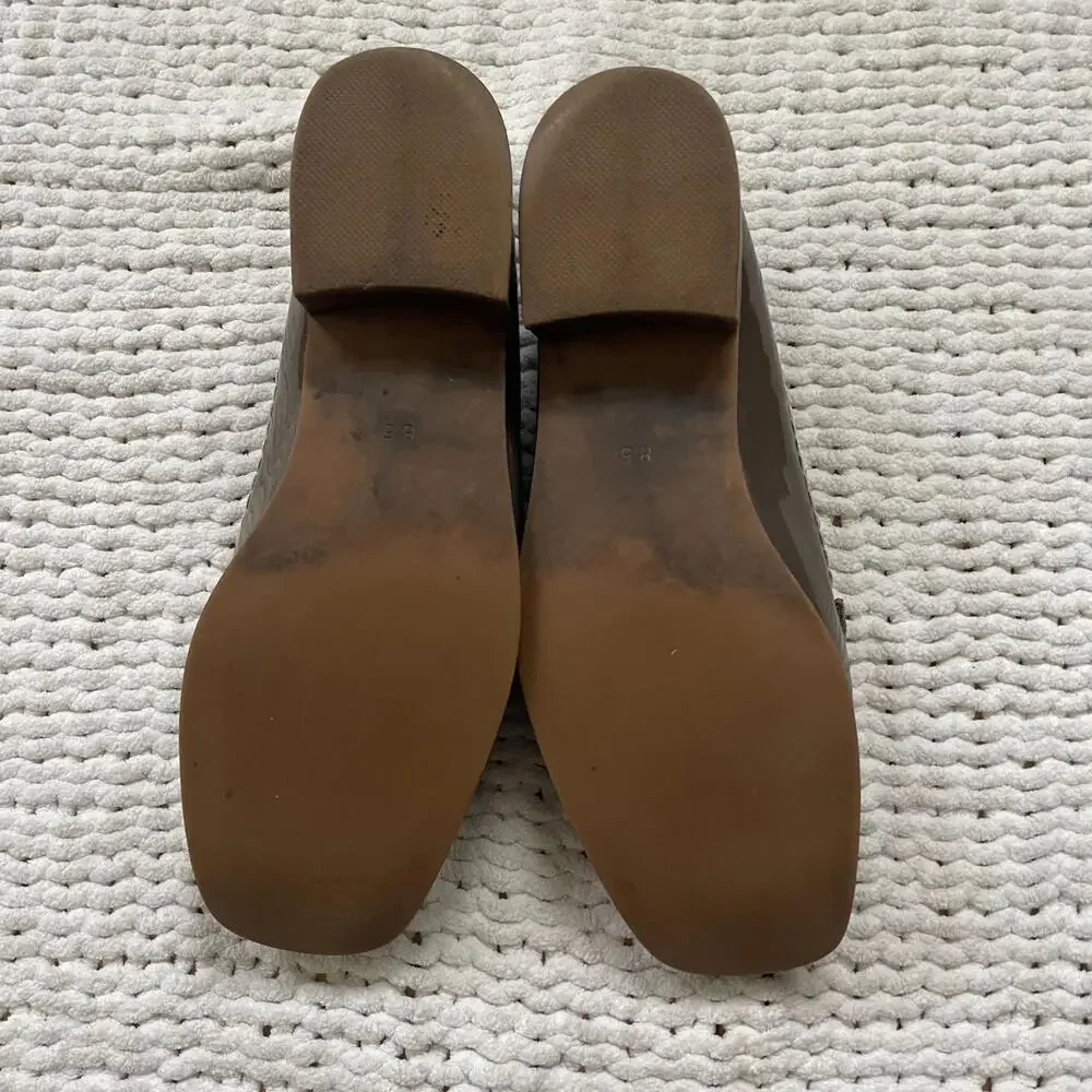 Jeffrey Campbell Women's Brown Patent Leather Loafers - Size 8.5 - Picture 3 of 5